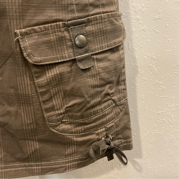 Kuhl Brown Camoflauge Checkered All Day Wear A-Line Skirt - Picture 8 of 11